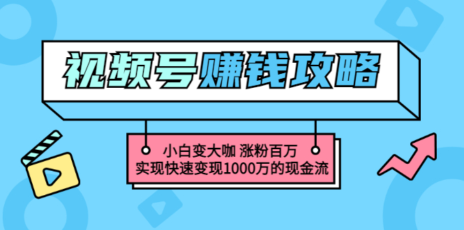 【副业项目3549期】怎么通过视频号赚钱（视频号赚钱详细教程攻略）-云起副业网
