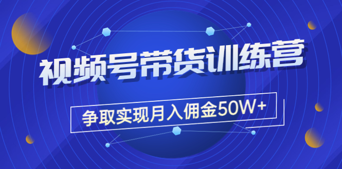 【副业项目3707期】视频号直播带货教程，教你如何实现月入佣金50W+（课程+资料+工具）-云起副业网