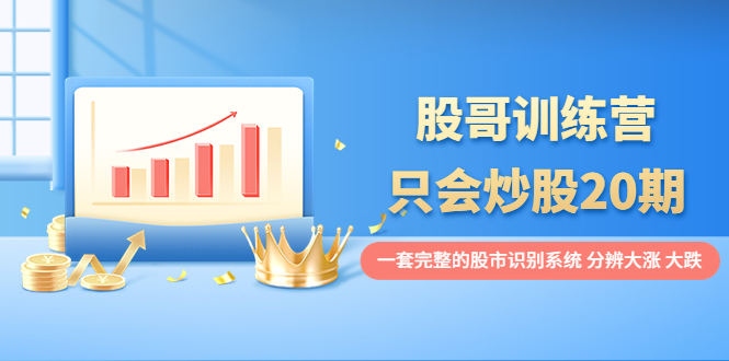 【副业项目4108期】股哥训练营·只会炒股20期：一套完整的股市识别系统，分辨大涨、大跌-云起副业网