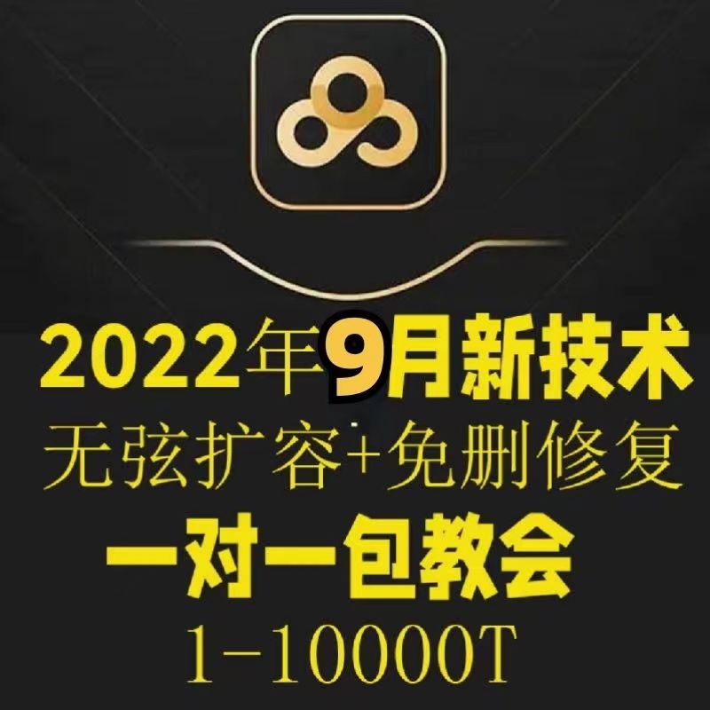 【副业项目40312期】2022年9月最新百度网盘无限扩容技术，外面卖599的，自用或出售都可以-云起副业网