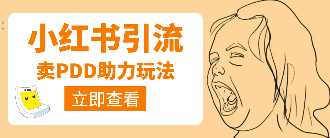 【副业项目4230期】利用小红书卖拼多多助力，日赚100+，顺便还能引个流【视频课程】-云起副业网