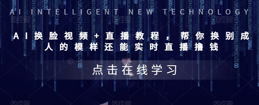 【副业项目5858期】AI换脸视频+直播教程 帮你换成别人的模样还能实时直播撸钱 (教程+配套资料)-云起副业网