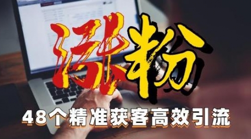 【副业项目7097期】独家分享48个引流绝技，再没粉丝只能怪自己了！-云起副业网