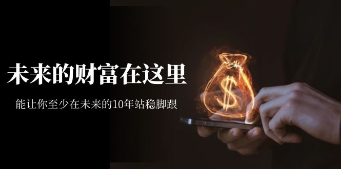 【副业项目7298期】某收费文章《未来的财富在这里》能让你至少在未来的10年站稳脚跟-云起副业网