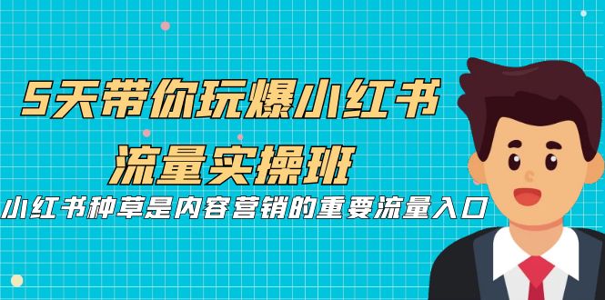 【副业项目7197期】5天带你玩爆小红书流量实操班，小红书种草实战-云起副业网