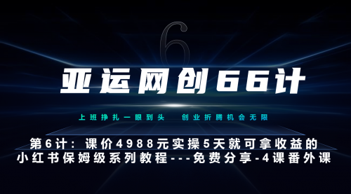 【副业项目7228期】小红书第4课-黑科技带来流量巨变-云起副业网