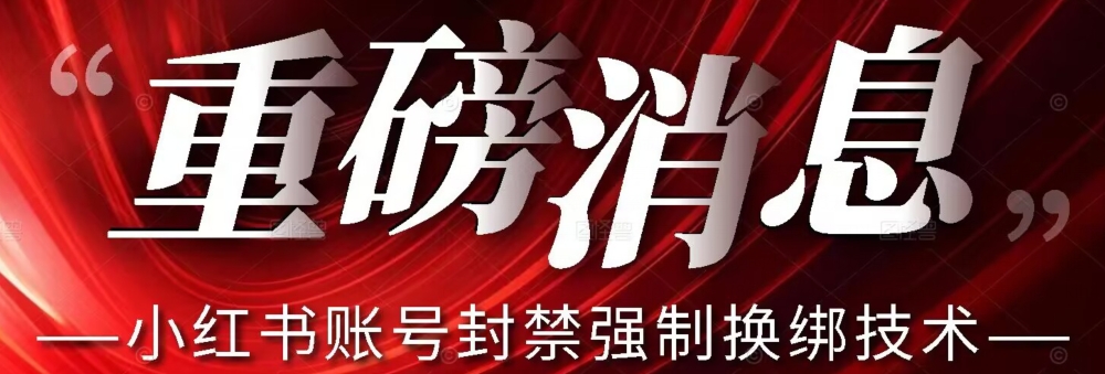【副业项目7574期】【最新】小红书账号封禁强制换绑技术可日赚300-云起副业网
