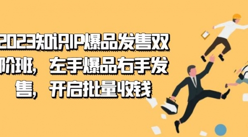 【副业项目7652期】2023知识IP-爆品发售双 阶班，左手爆品右手发售，开启批量收钱-云起副业网