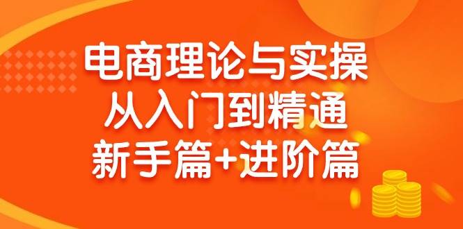 电商理论与实操从入门到精通 新手篇+进阶篇-云起副业网