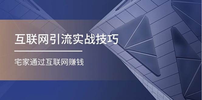互联网引流实操技巧(适合微商，吸引宝妈)，宅家通过互联网赚钱（17节）-云起副业网