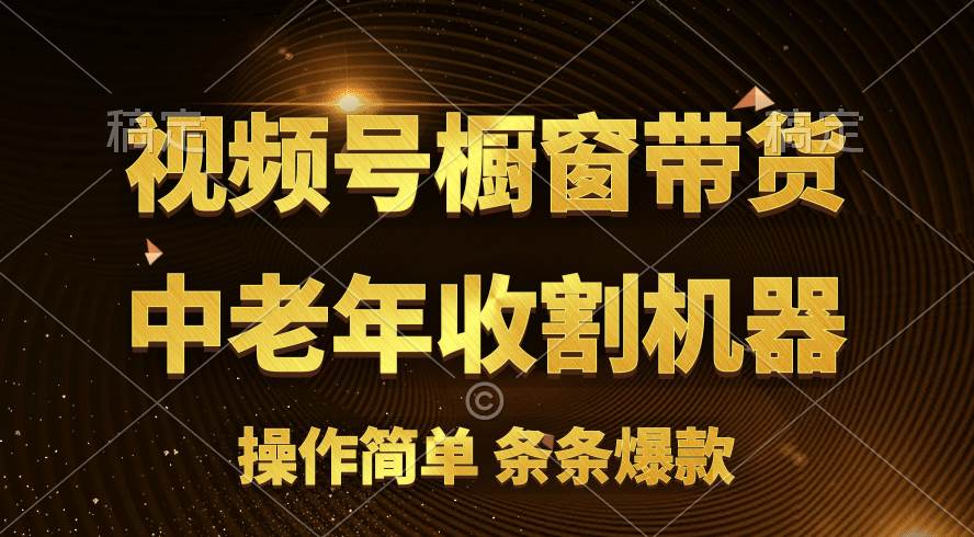 [你的孩子成功取得高位]视频号最火爆赛道，橱窗带货，流量分成计划，条…-云起副业网