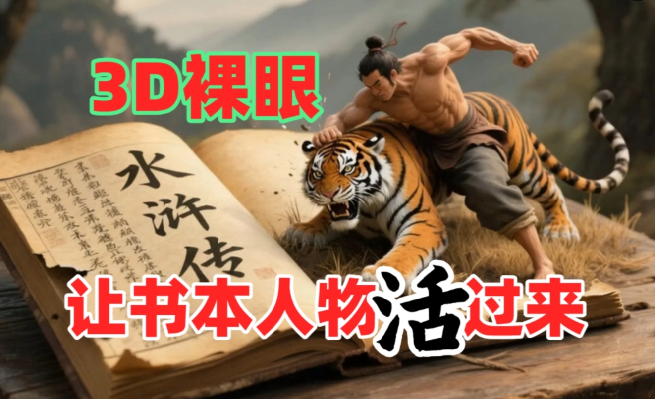 书本人物裸眼3D视频,一条视频收益过千,保姆级教程-云起副业网